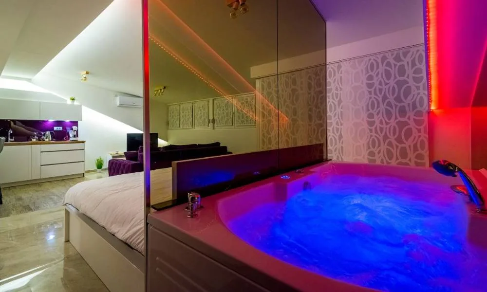 Boom 1 — апартаменты с джакузи и сауной, Novi Beograd, Белград (фото 3 из 16)